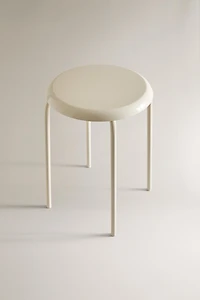 LACQUERED METAL STOOL