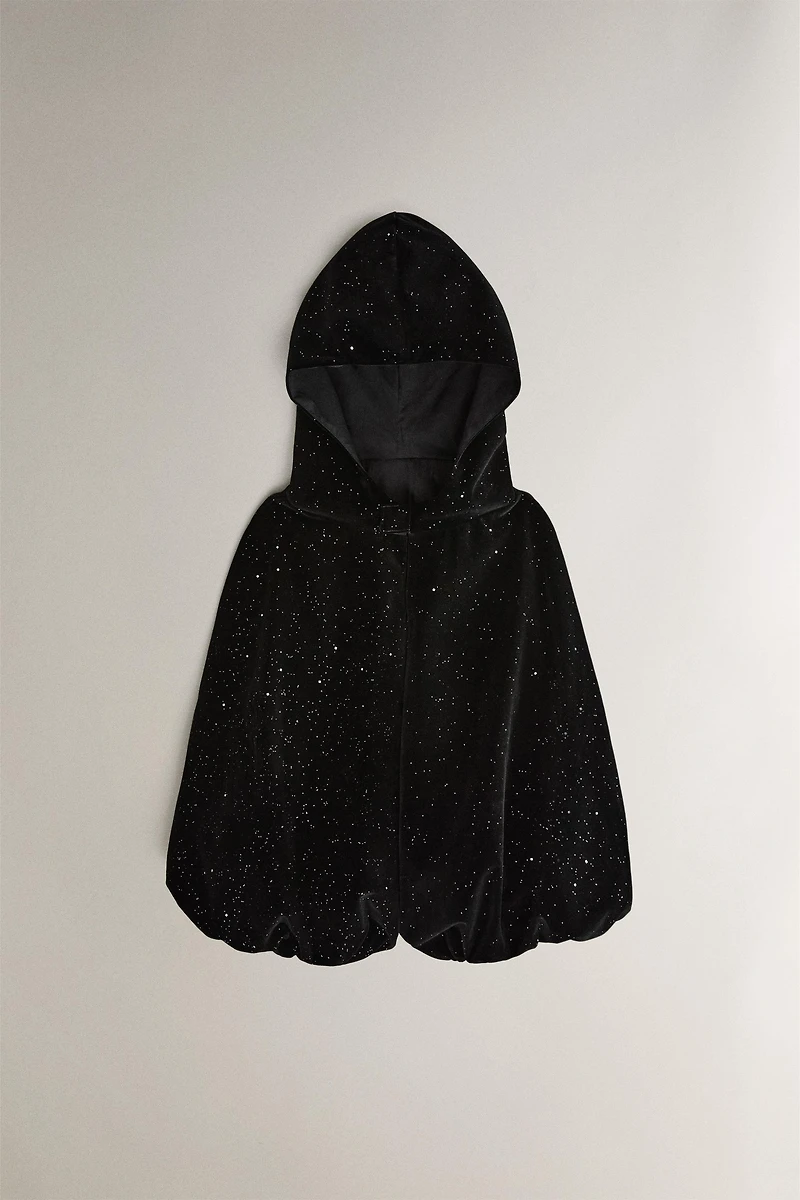 CHILDREN'S HALLOWEEN WITCH CAPE COSTUME
