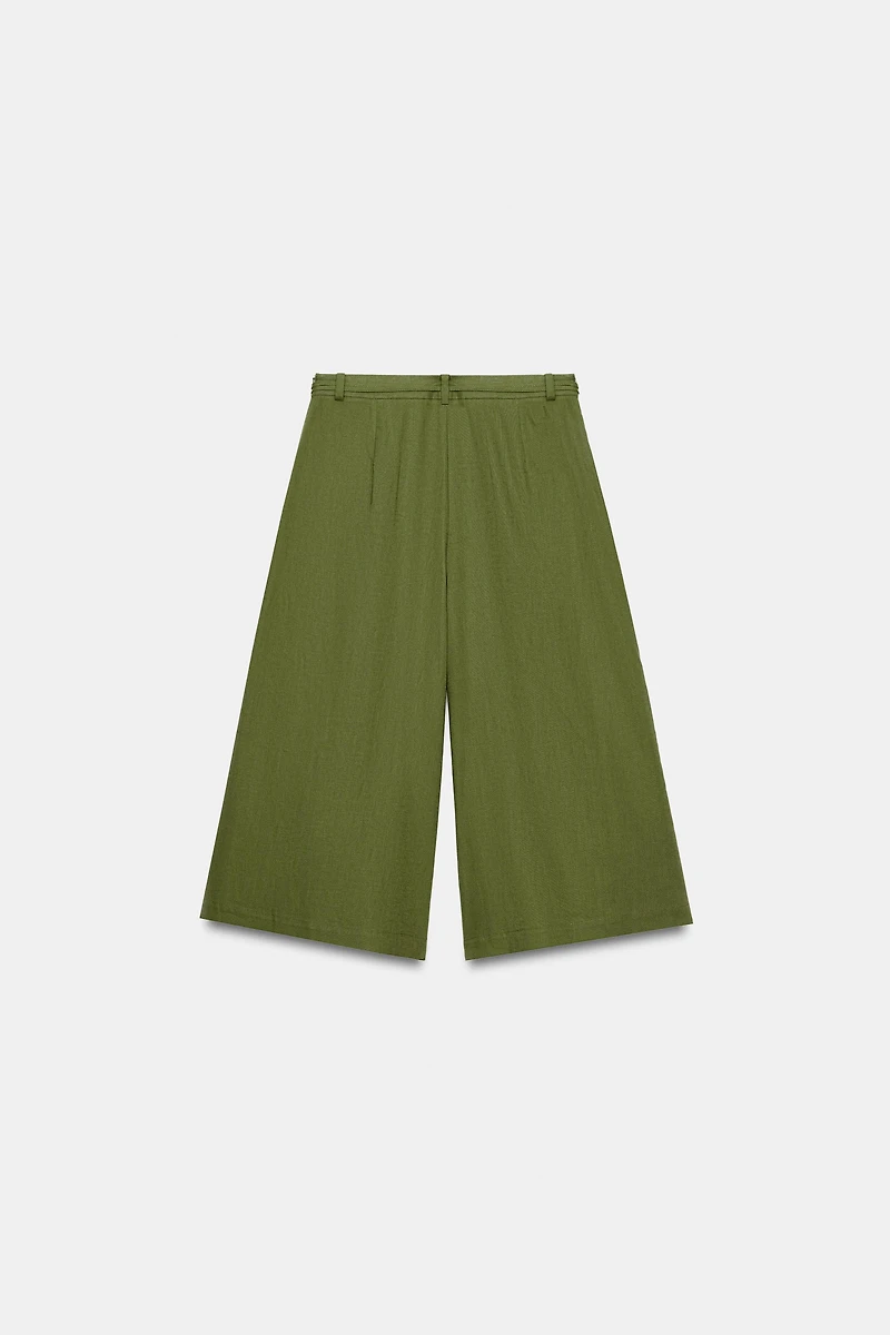 BEADED BELT LONG SHORTS