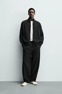 INTERLOCK ZIP SWEATSHIRT