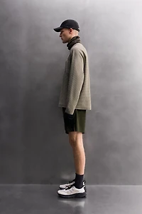 WAFFLE TEXTURED POCKET T-SHIRT