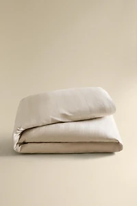SATEEN STRIPED DUVET COVER (500 THREAD COUNT)