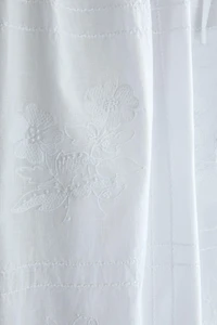 EMBROIDERED COTTON PANTS