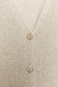 GILET EN MAILLE À COL V