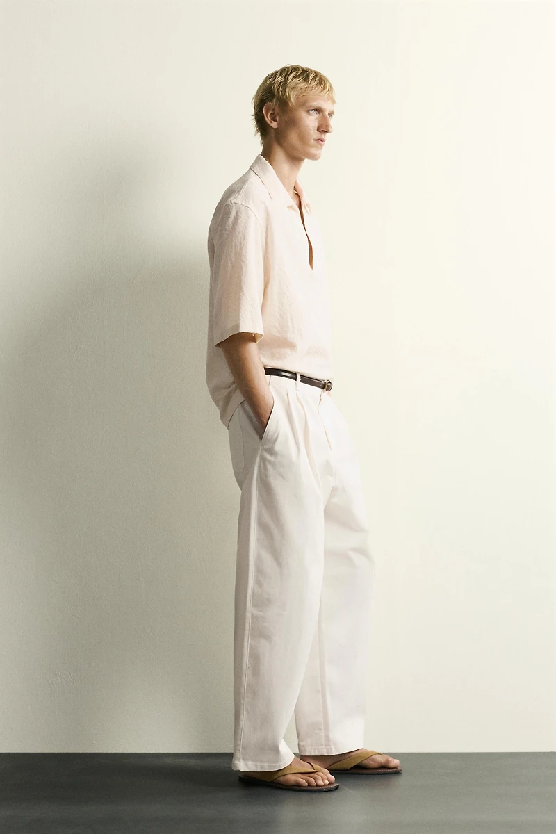 CHEMISE POLO RELAXED FIT JACQUARD