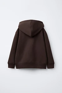 BASIC ZIP SWEATSHIRT