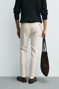 SKINNY CHINO PANTS