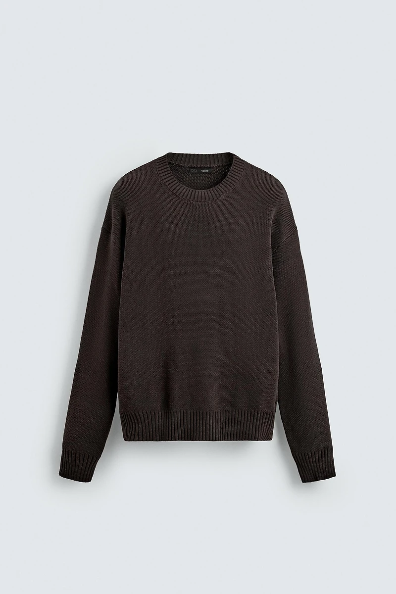 PULL STRUCTURÉ EN COTON