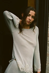 SHORT RUSTIQUE EN DENTELLE