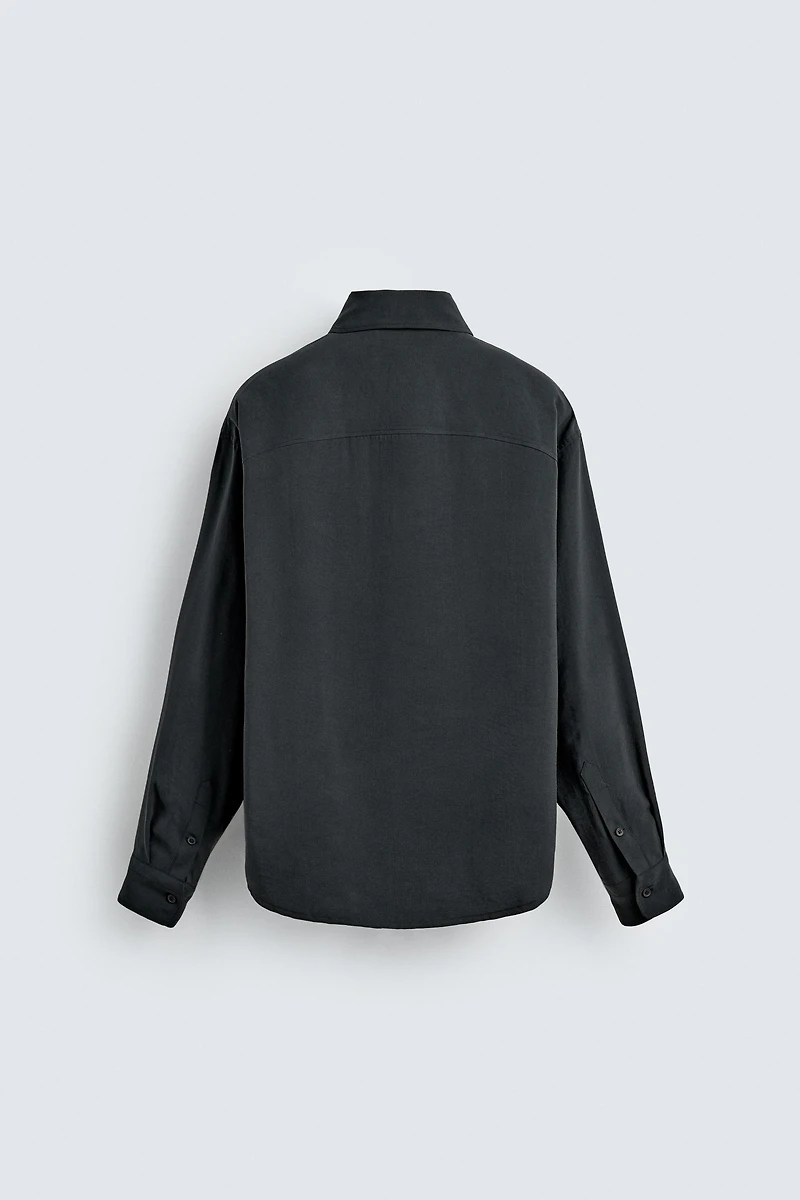 RELAXED FIT FLOWY SHIRT