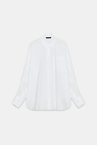 OVERSIZED POPLIN SHIRT