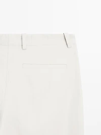 100% linen trousers