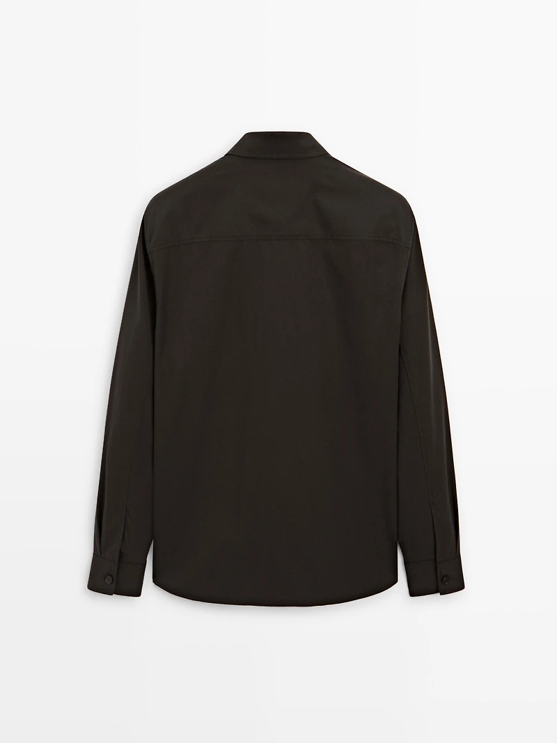 Chemise relaxed fit avec poche
