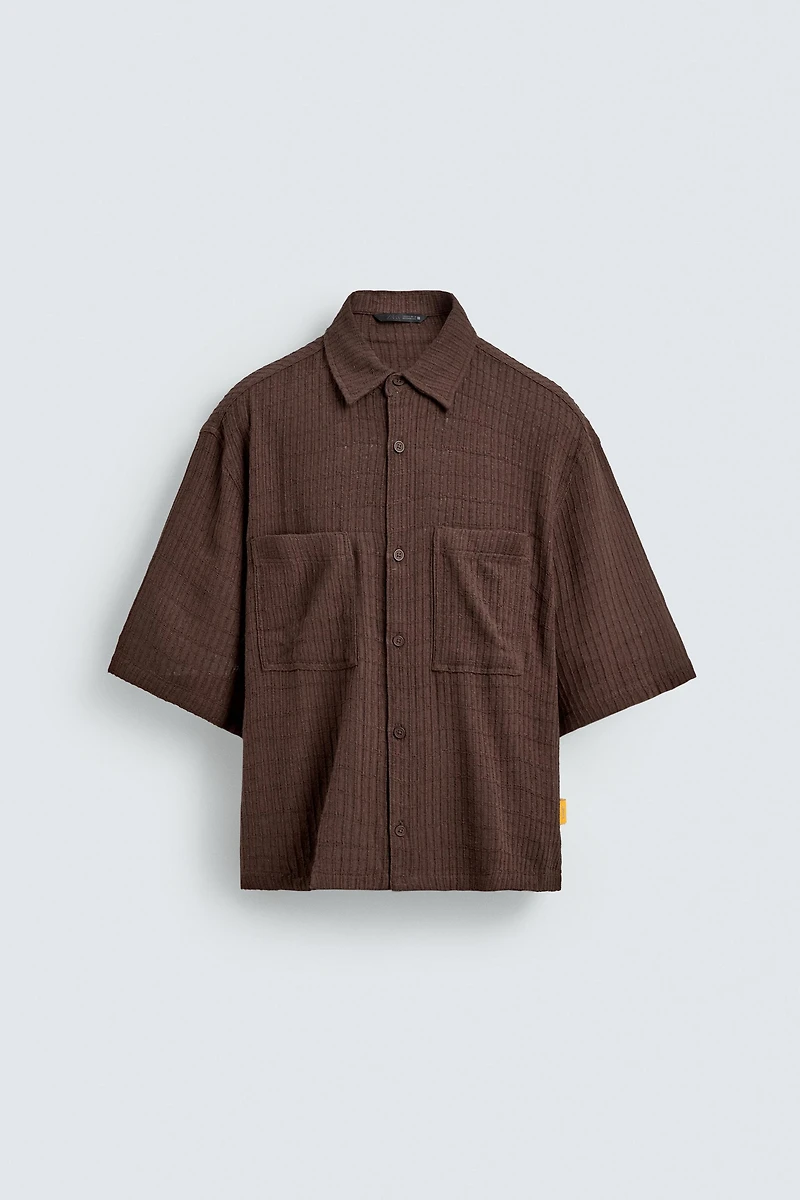 RELAXED FIT TEXTURED SHIRT