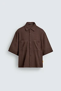 RELAXED FIT TEXTURED SHIRT