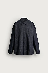 RELAXED FIT LIGHTWEIGHT DENIM SHIRT