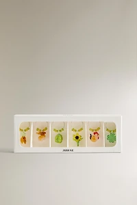 LOT MARQUE-VERRES PÂQUES (LOT DE 6)