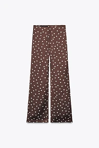 PANTALON SATINÉ TAILLE HAUTE
