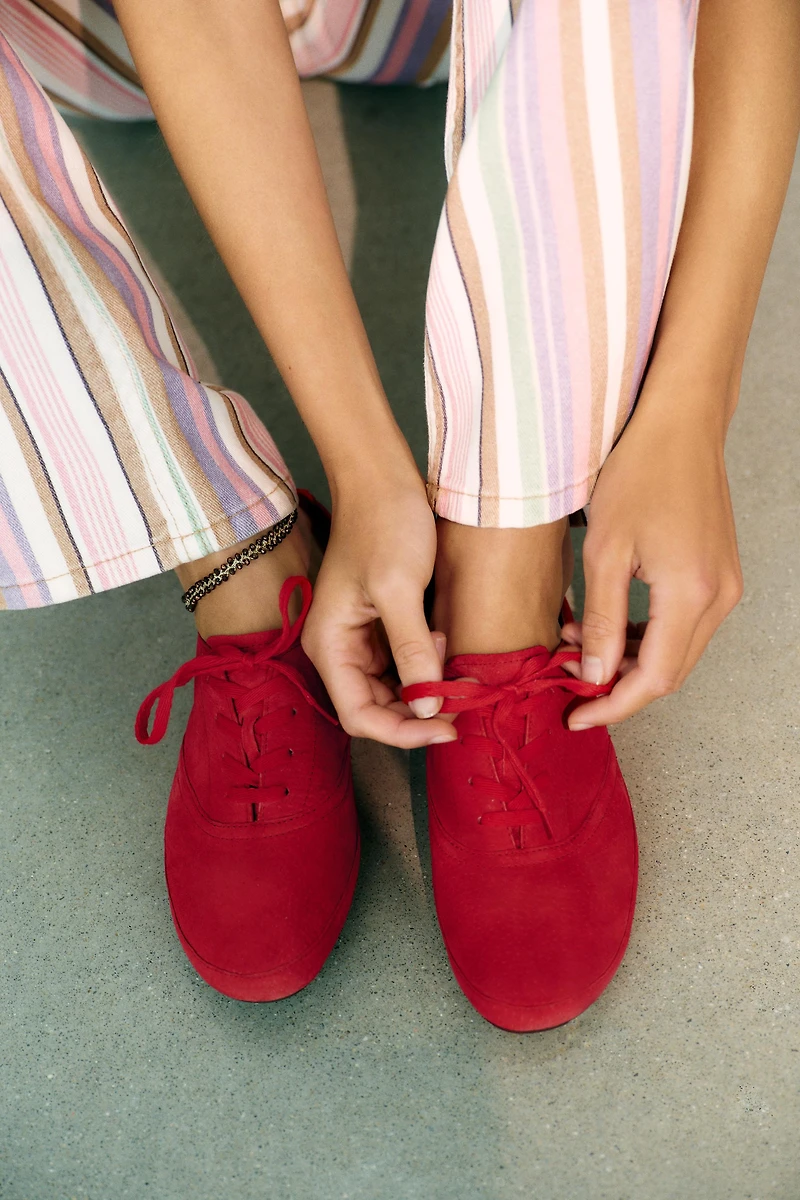 LEATHER DERBY SNEAKERS