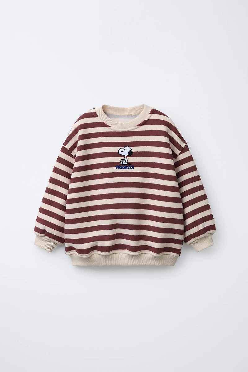 STRIPED SNOOPY PEANUTS™ SWEATSHIRT
