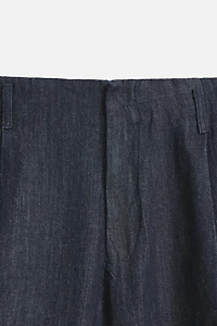 PANTALON DENIM WIDE FIT CROPPED