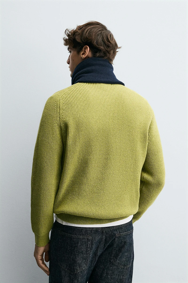 RIBBED TEXTURED SWEATER