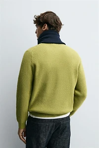 RIBBED TEXTURED SWEATER