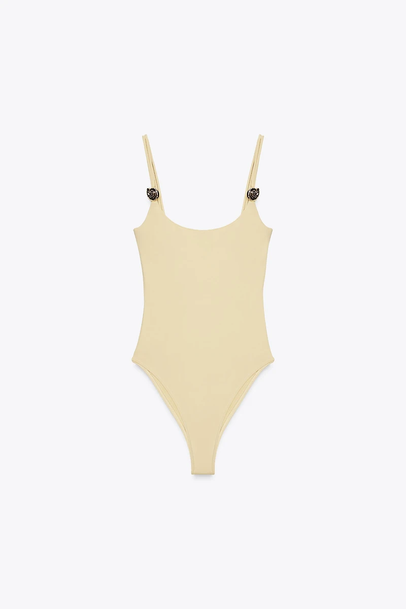 SEASHELL POLYAMIDE BODYSUIT