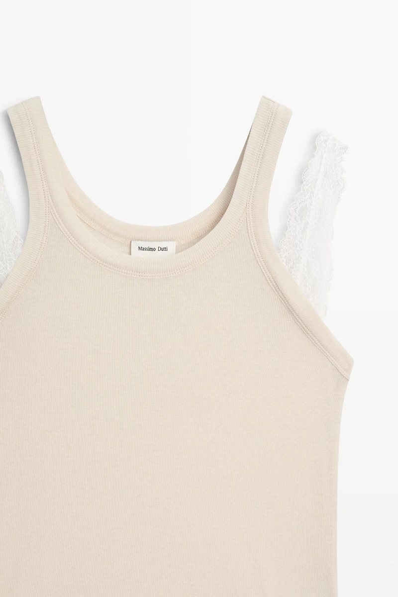 Double strap detail top - STUDIO