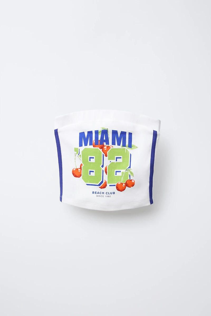 TOP BANDEAU TEXTE FRUITS