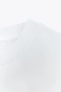 T-SHIRT EN COTON MERCERISÉ