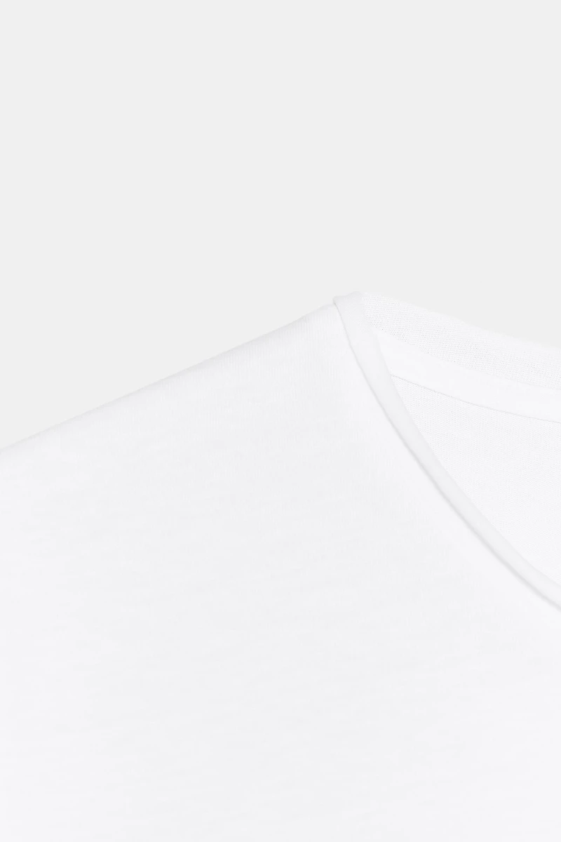 T-SHIRT DÉLAVÉ À MANCHES COURTES