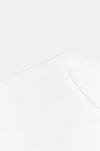 T-SHIRT DÉLAVÉ À MANCHES COURTES