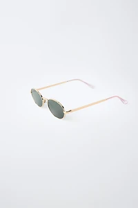 OVAL METAL SUNGLASSES