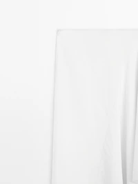 Jupe midi denim coupe asymétrique