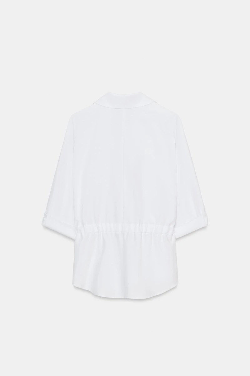 CHEMISE SAFARI EN POPELINE