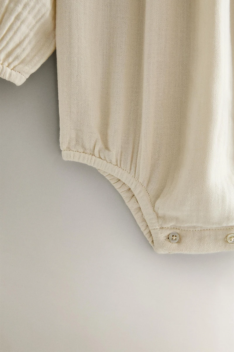 COTTON MUSLIN BABY ROMPER