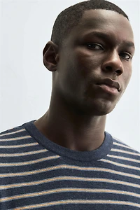 STRIPED JACQUARD SWEATER