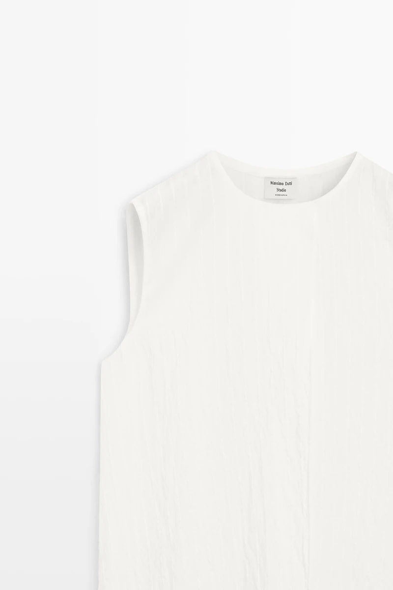 Flowing striped cape top - STUDIO