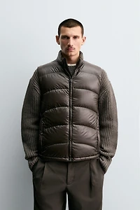 100% FEATHER WATER REPELLENT DOWN VEST