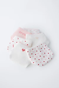 AGES 6-14 / SIX-PACK OF HEART PRINT UNDERWEAR