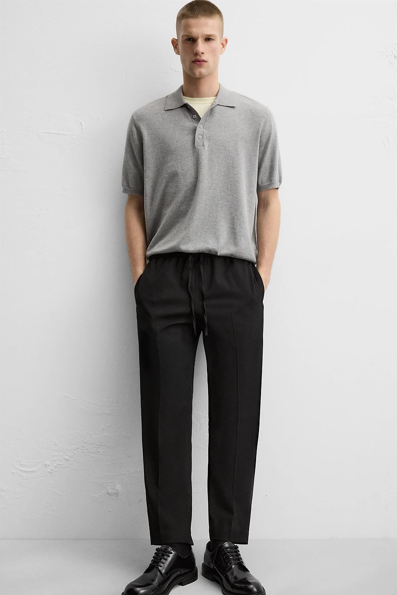 JOGGER WAIST STRETCH PANTS