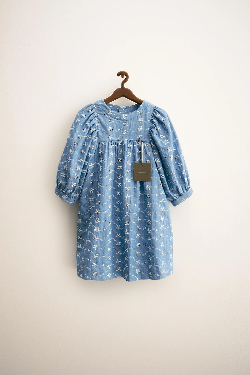 ZARA TIMELESS - ROBE FLEURS BRODÉES