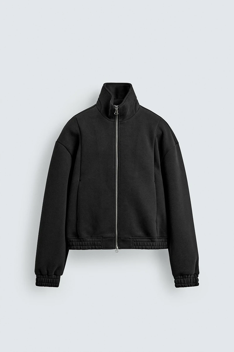 CROPPED FIT TECHNICAL JACKET