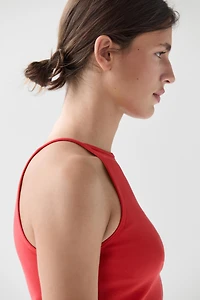 Cotton blend halter top