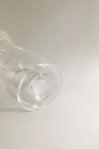 BOROSILICATE GLASS SALT AND PEPPER SHAKER SET