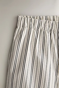 STRIPED COTTON SHORTS