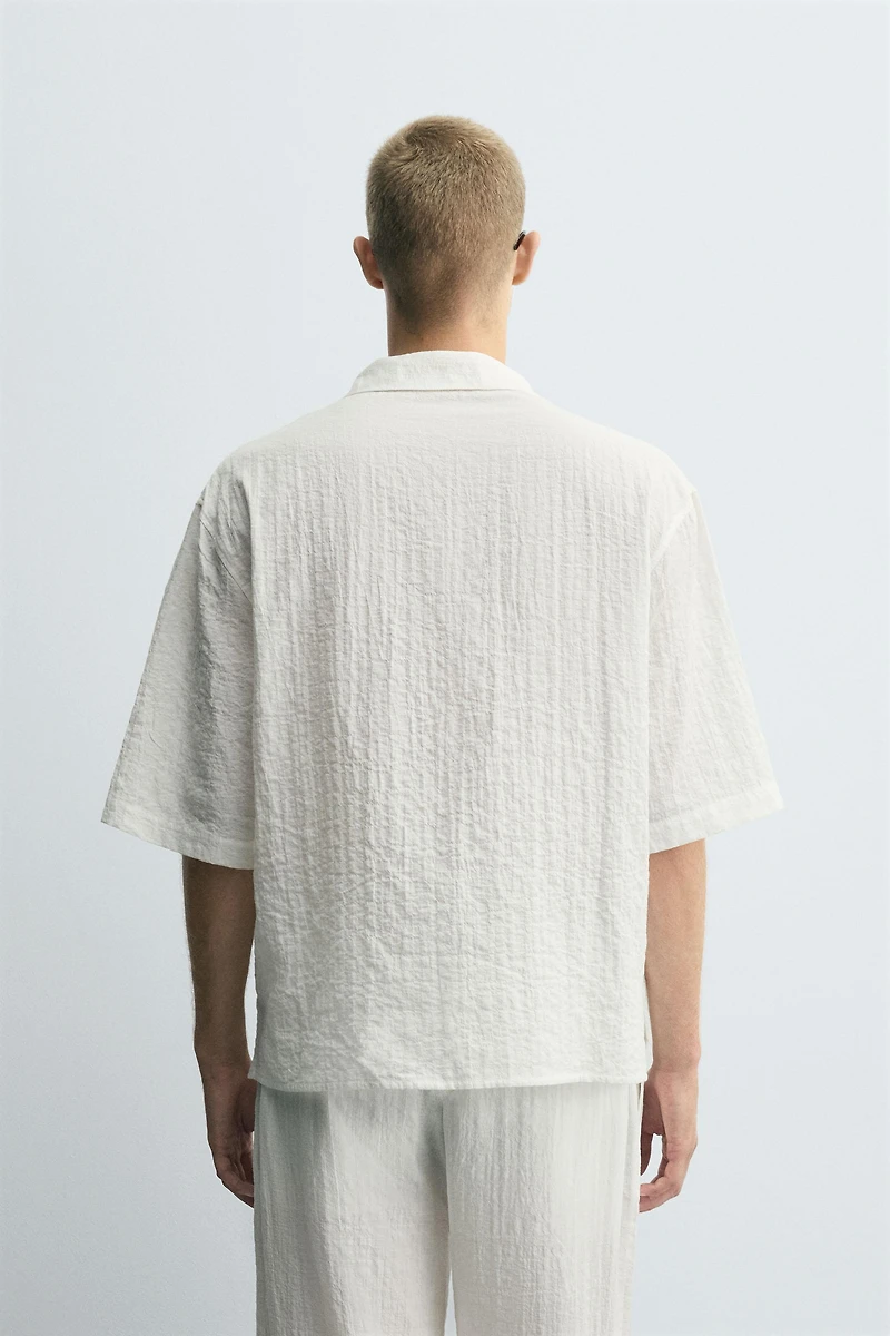 TEXTURED POLO SHIRT