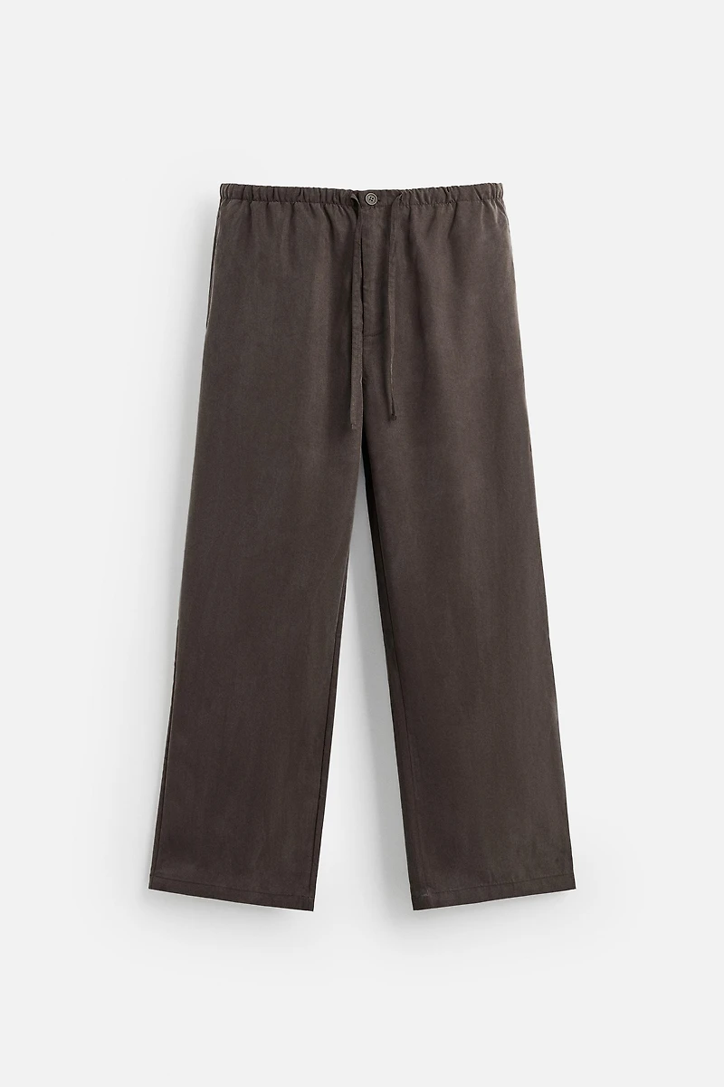 RELAXED FIT FLOWY PANTS