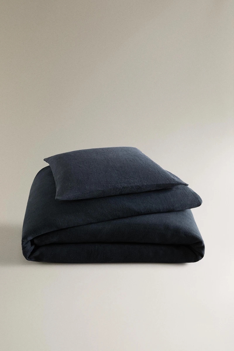 WASHED LINEN BEDSPREAD (400 GxM²)